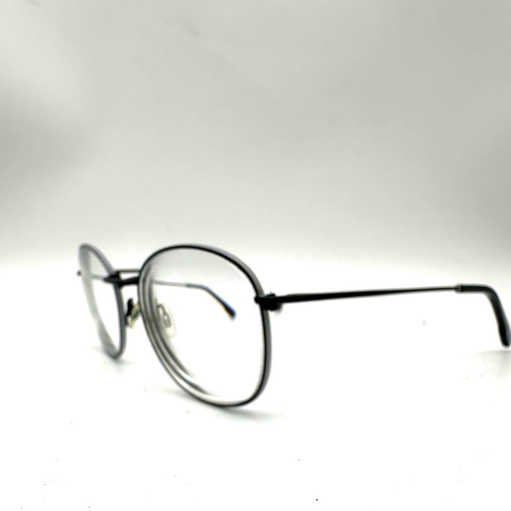 MCALLISTER MC4500 001 Black Unisex Round Full Rim Eyeglasses 52-19-135 B:43